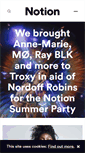 Mobile Screenshot of notionmagazine.com